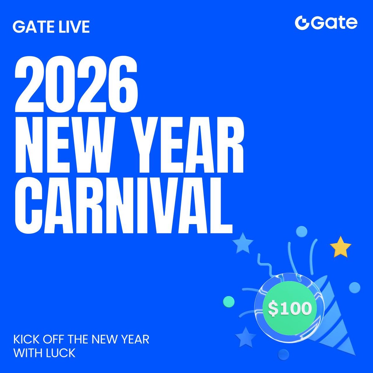 Gate__Live's tweet photo. 🎉 Gate Live New Year Carnival Continues!
The New Year has begun, and the surprises keep coming: https://t.co/LvF8aYSzef

🎁 Lucky Box Giveaway
Join easily for a chance to win exciting rewards

🍀 Prizes Up for Grabs
• 100 Mystery Lucky Boxes
• 1 Grand Prize Winner: 50 $USDT cash

Watch live on Gate Live and keep good luck going!
https://t.co/kqpVwVkWUa
#GateLive #NewYearCarnival #LuckyBox #Giveaway