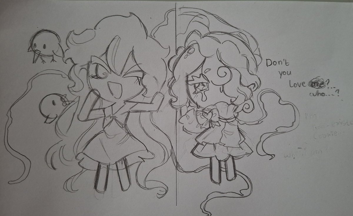 _ladymoonyy's tweet photo. Goldenswan sketch as mizisua w.i.p (this is angst, Rere is allergic to happiness) [#goldenswan] https://t.co/cKzZPX5JEQ