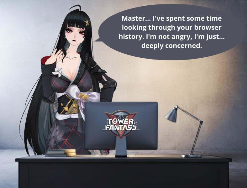 DonJordi's tweet photo. Oh no...

#TowerofFantasy #Lana #拉娜 https://t.co/KFYHPwis6h