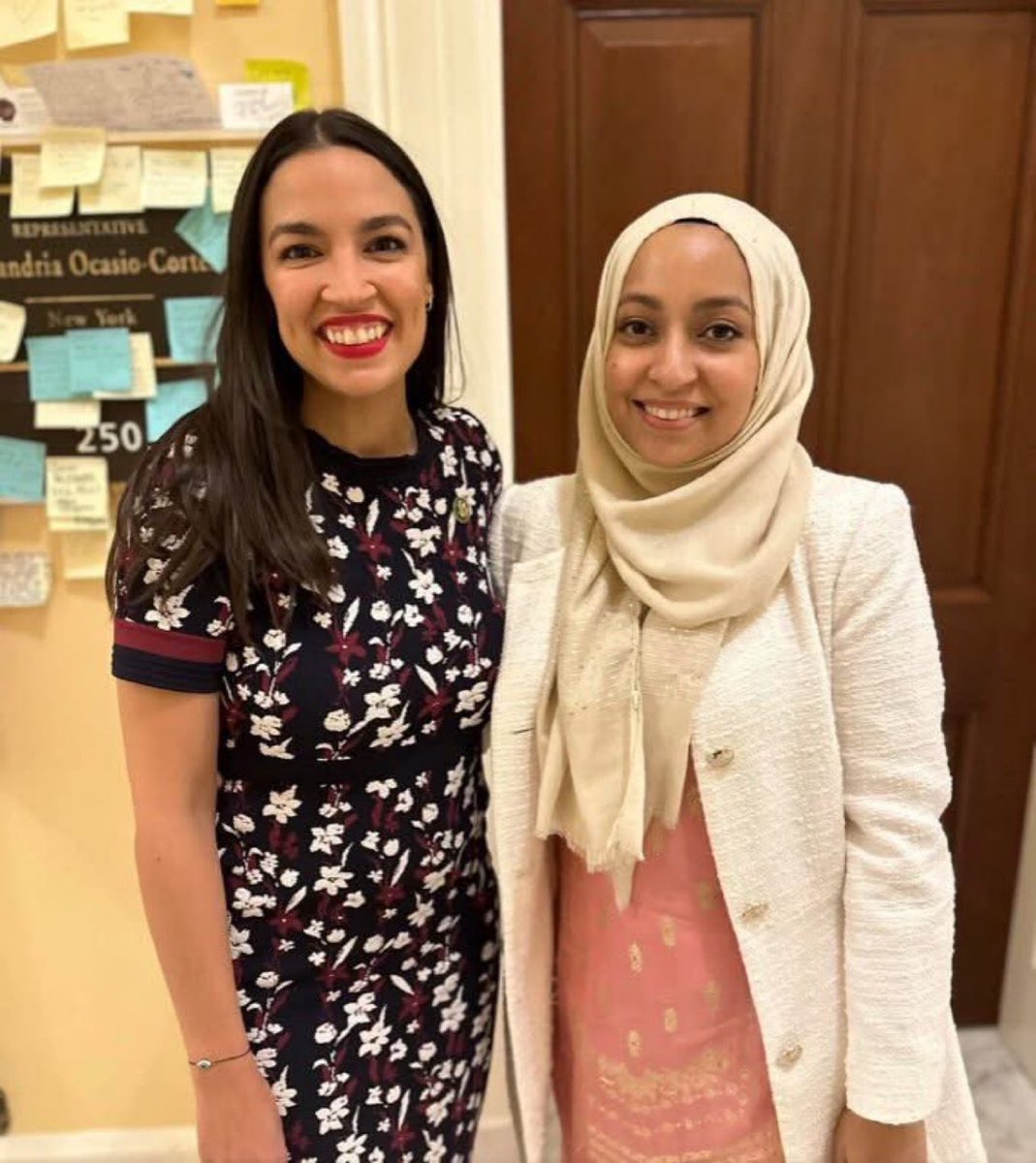 AOC’s Deputy Chief of Staff is an illegal named Akhter Naureen.

AOC admits Naureen is a “formerly undocumented immigrant.” That means Naureen came into the US illegally.

AOC pays her $33,499.99 every three months from the US taxpayer.

ICE should investigate AOC’s staff.