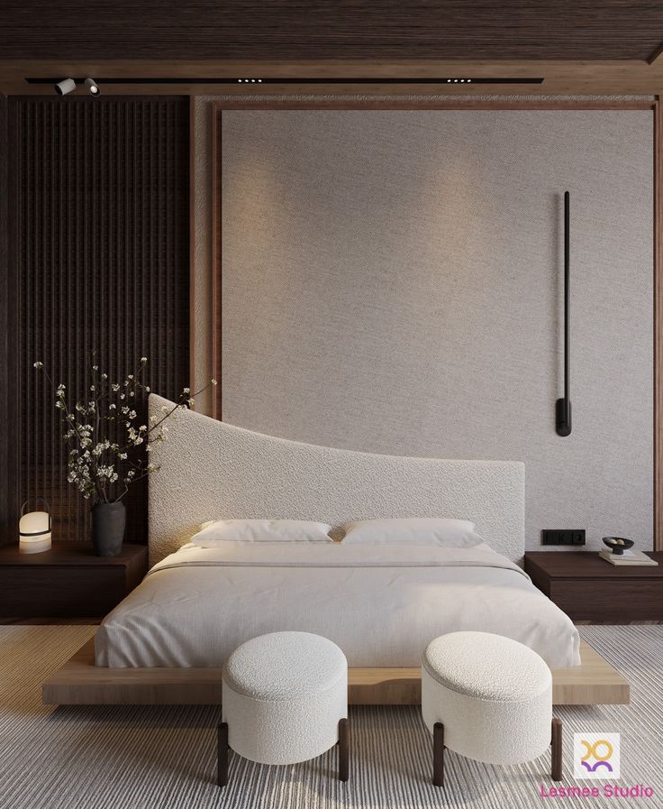 تصميم متفرِّد ومبتكر لظهر السرير🤍✨