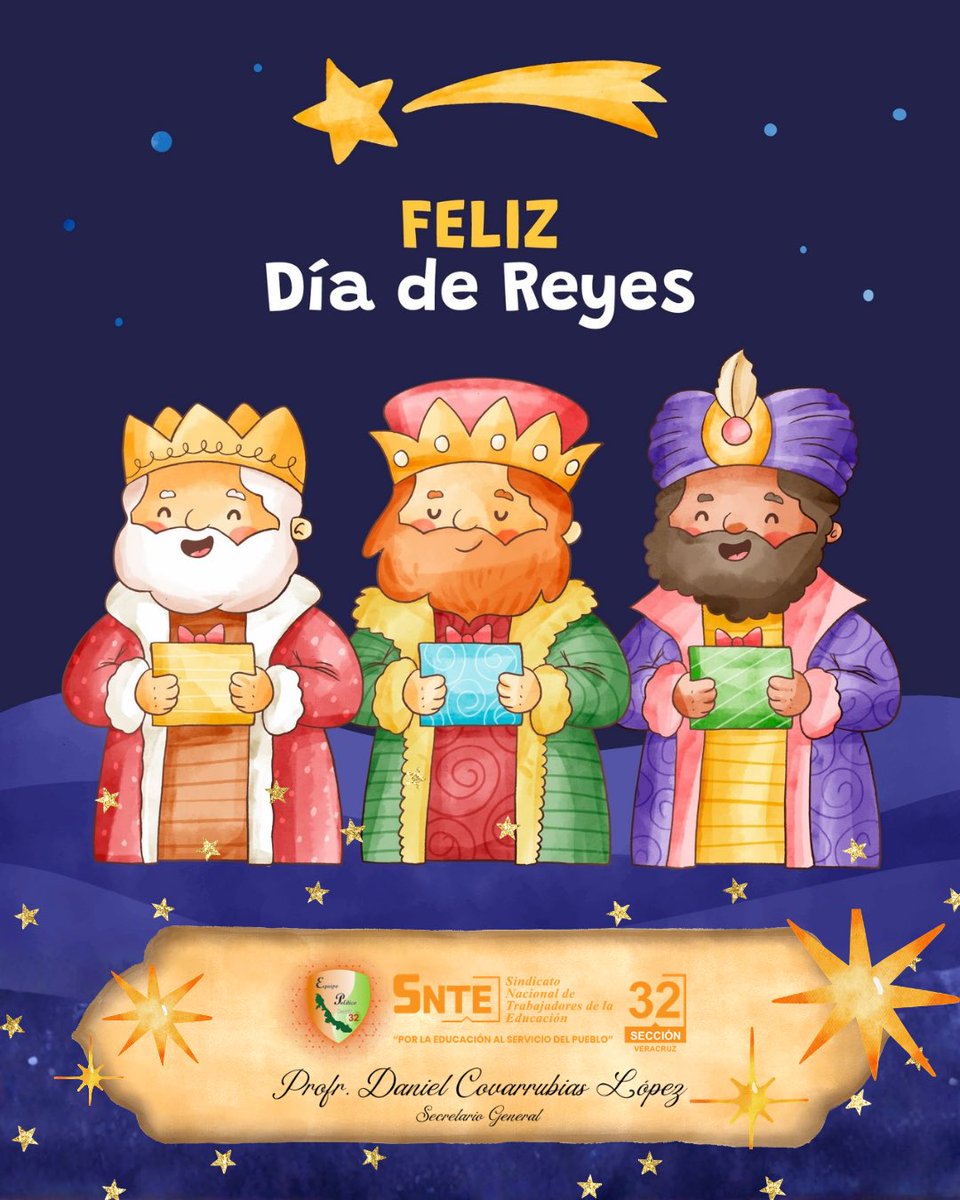 En este Día de los Santos Reyes deseo que en cada hogar se renueve la ilusión que nos recuerda por qué vale la pena seguir luchando todos los días: por nuestras niñas y niños, por sus sueños y por el futuro que estamos construyendo juntos.

#SNTE32 #EquipoPolítico