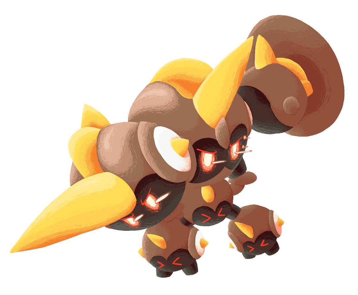 CodeNameHero's tweet photo. I did some art. I have a shiny alpha falinks and thought. Hmmmm, yes, I must drw them. It's also made for a streamer, but it looks too good not to show off. #Pokemon #digitalart #Falinks https://t.co/c2vR7ozO5x