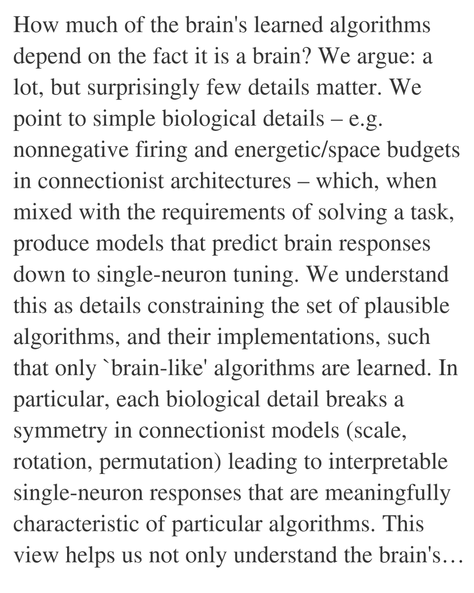 How much neuroscience does a neuroscientist need to know?

James C. R. Whittington, William Dorrell
arxiv.org/abs/2601.02063 [𝚚-𝚋𝚒𝚘.𝙽𝙲]