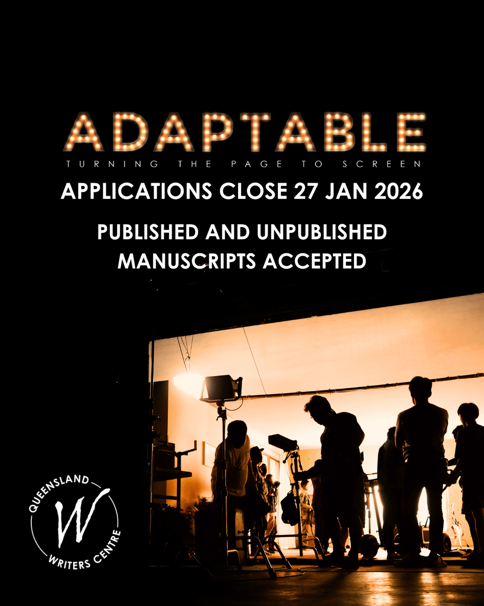 NewtownBooks's tweet photo. Australian authors: here's a chance to pitch your work to screen professionals with the Queensland Writers' Centre's Adaptable program. 
Applications close 27 Jan.  Find out more: 
https://t.co/gMIv6HAWP9
@qldwriters #WritingCommunity #opportunities https://t.co/AolnF3nUep