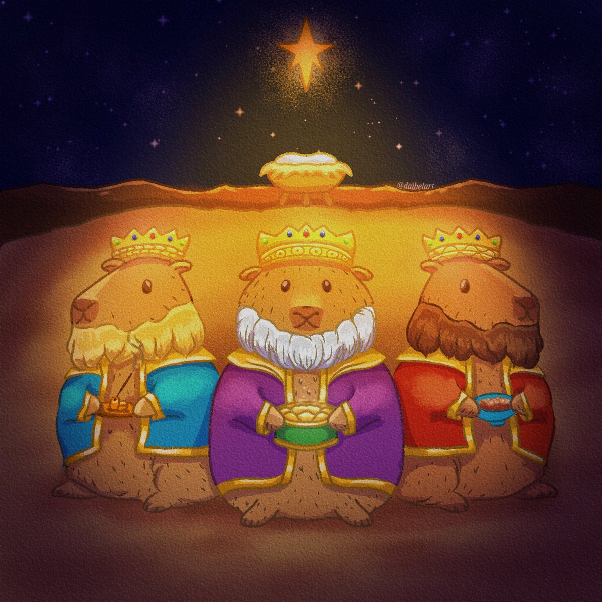 daibelart's tweet photo. Feliz día de Reyes! 👑✨
.
.
.
.
#art #illustration #artist #artwork #drawing #digitalart #ReyesMagos2026 #dibujo #draw #ibispaintx https://t.co/SfSHUYuGHx
