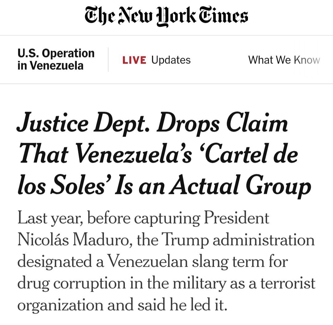 Trump legitimó al gobierno de Maduro al reconocer a su vicepresidenta. Por definición, no se puede reconocer a quien ocupa el segundo cargo y negar a quien la designa. 

¿Cómo llega hasta ahí? 

La Corte Federal no lo juzga como dictador o por violaciones a los DDHH, sino por ser