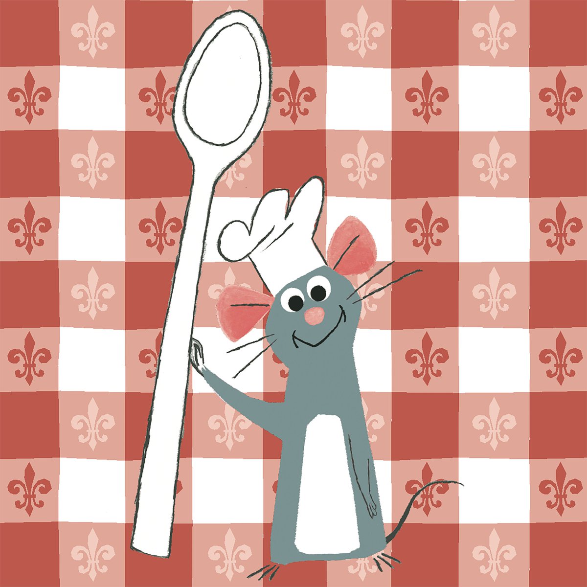 『#レミーのおいしいレストラン』がモチーフの
新商品で使用するアートをご紹介✨

レミーの好きなチーズと一緒に、
おいしい食事が楽しめるようなデザイン🍳🧀

本アートの商品は
#ディズニーストア.jp＆店舗で近日発売予定