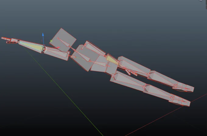 はん? BlenderのIK初体験中
