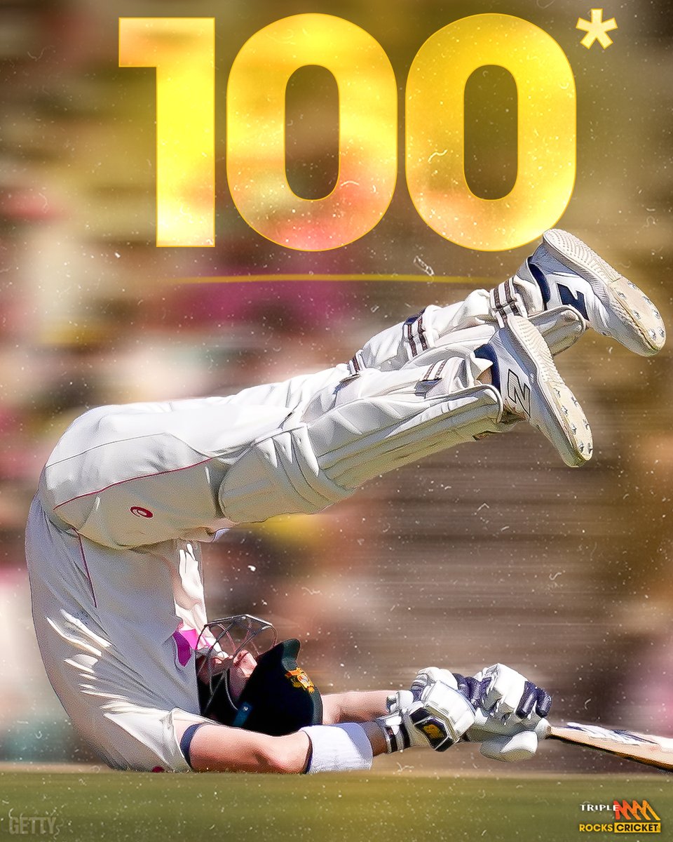 Smudge rolls his way to a 37th Test century. What a player ⭐️ #Ashes