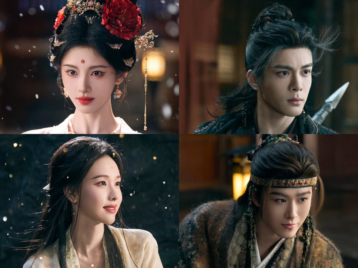 ForCdrama's tweet image. 🍉 Youku drama #VeilOfShadows starring #JuJingyi #ZengShunxi #ChenDuling #TianJiarui premiere time has been postponed to March.