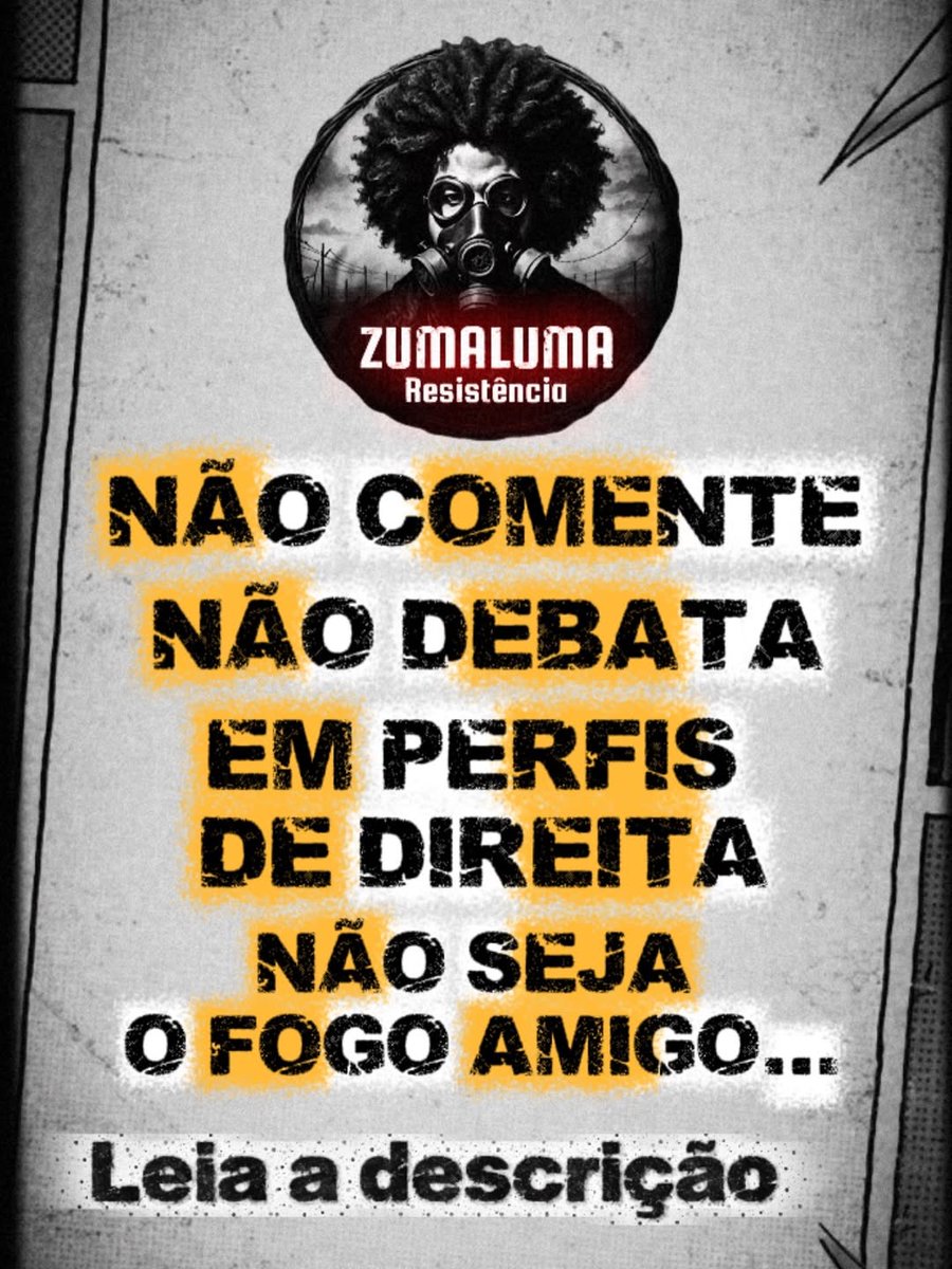 🚨 ALERTA ESTRATÉGICO: “CESSAR FOGO IMEDIATO”!
Cada comentário seu em perfis de direita é oxigênio puro para o inimigo. Você não está “debatendo”; está alimentando o algoritmo que os promove, onde seu clique, sua indignação, sua resposta são combustível para a máquina de