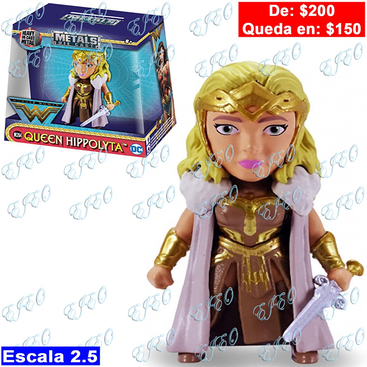 distribuidoejeo's tweet photo. ¡Atención!:
Ya está a la venta con nosotros está figura de Queen Hippolyta en escala 2.5
De $200 queda en $150
#DistribuidoraEjeo #Jada #Metalfigs #Nano #figuras #dc #dccómics #cómics #wonddrwoman #queenhyppolyta https://t.co/yJ2x51iqiC