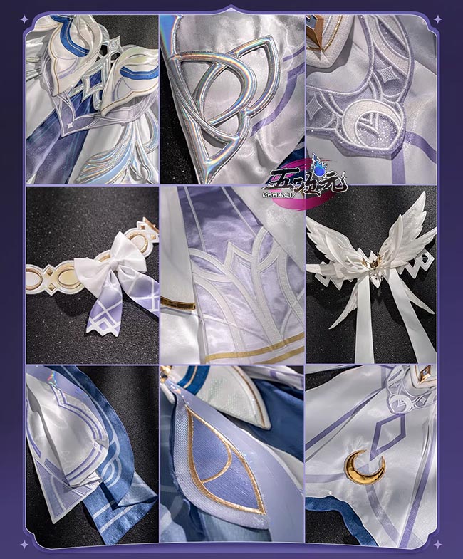 #猫屋小舗 　#原神 #コスプレ　#ファデュイ　#執行官　#少女　#コロンビーナ
猫屋小舗 　原神　ファデュイ　執行官　コロンビーナ　衣装は販売開始です
5ggen.jp/index/goods/de…
優秀なデザインで、着瘦せできます👍
脇下に生地があって、チラ見えの心配は不要❣️
ツヤ感のある生地は本当に素敵🥺