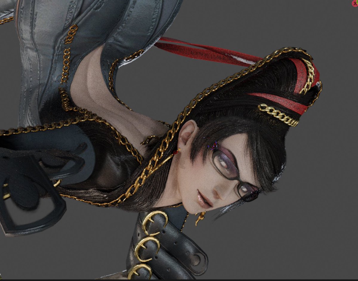 ijbol I can’t believe I deadass scraped these bayonetta renders idk if I should finish them honestly 😭