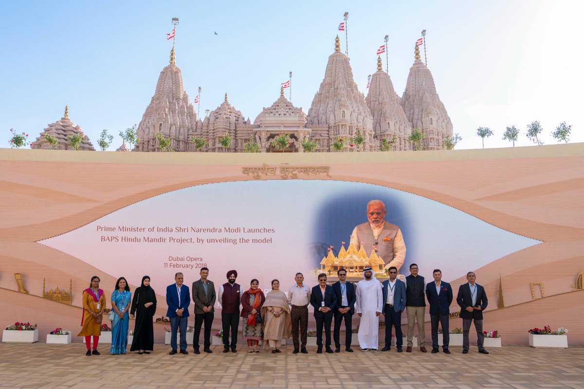 BAPS Hindu Mandir tweet media