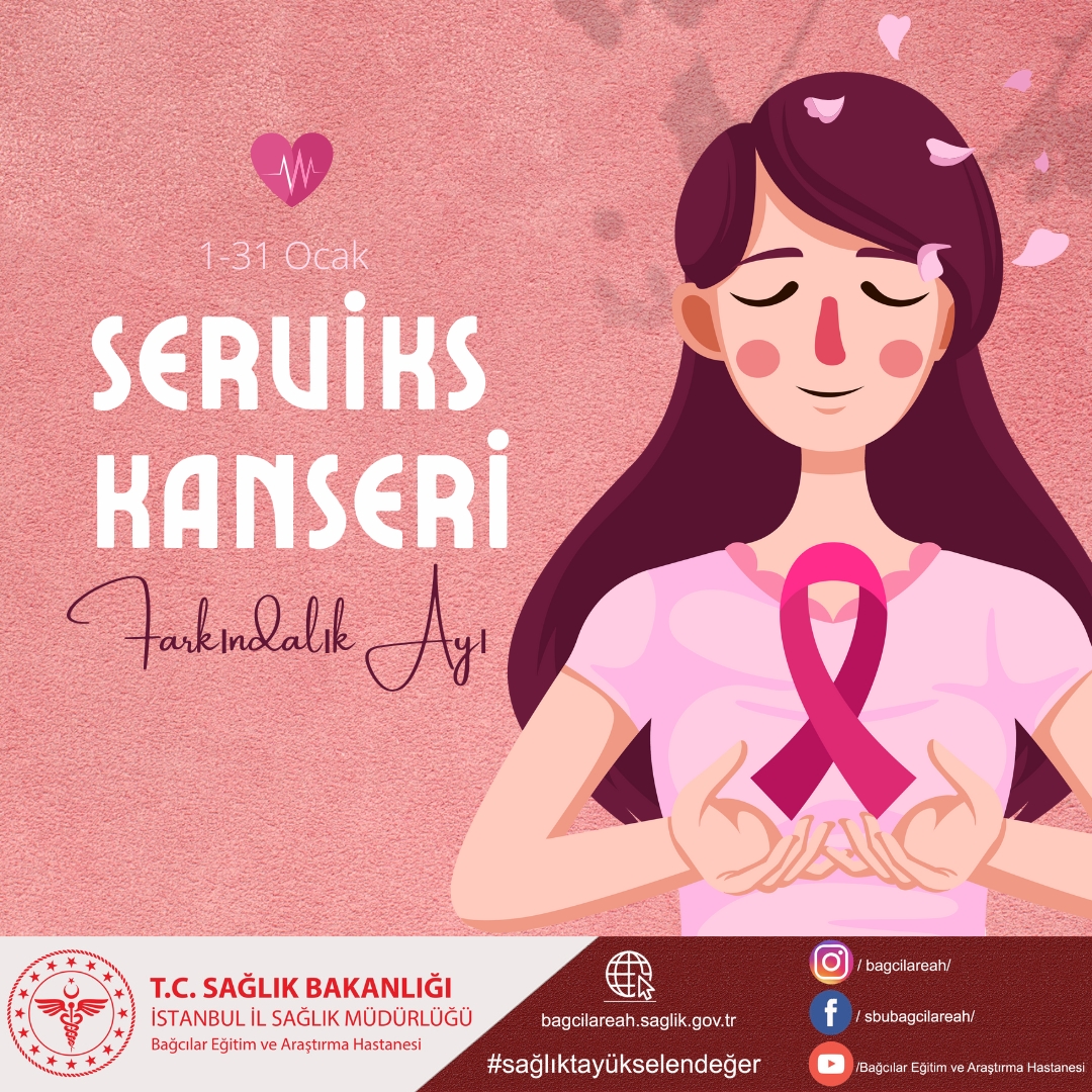 🎗 Serviks (Rahim Ağzı) Kanseri Farkındalık Ayı 🎗

Serviks kanseri, erken tanı ve düzenli tarama ile büyük oranda önlenebilen ve tedavi edilebilen bir kanser türüdür.

#ServiksKanseriFarkındalıkAyı
#ErkenTanıHayatKurtarır
#HPVFarkındalık
#KadınSağlığı