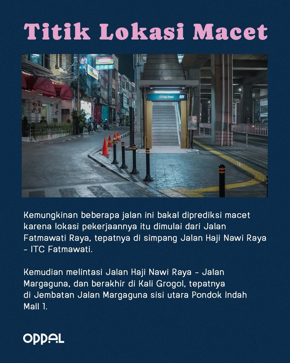 cari jalur lain ya Jaks, kalau tidak mau kena macet