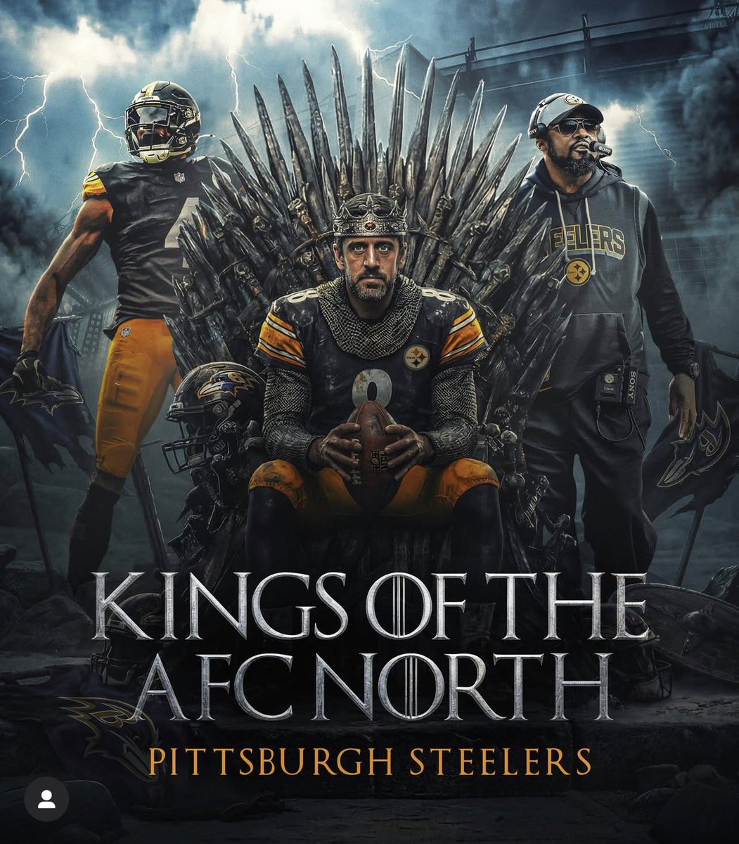 DavinMcFarland7's tweet photo. The DAVINci Report Ep. 152๐๏ธ๐๏ธ๐ฐ๐จ *Bonus Edition*
THE PITTSBURGH STEELERS ARE KINGS OF THE AFC NORTH #HereWeGo #DiscountDoubleCheck
Link: https://t.co/yGU8VuPKcM https://t.co/RvjRVkgzJD