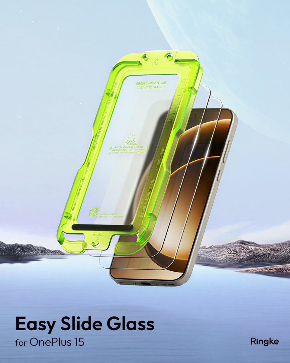 ringkeindia's tweet image. Ringke Easy Slide Tempered Glass for OnePlus 15 makes screen protection effortless.

Upgrade your screen protection today 🔒✨
🔗 Shop now: ringke.co.in/collections/on…

#Ringke #RingkeIndia #OnePlus15 #temperedglass