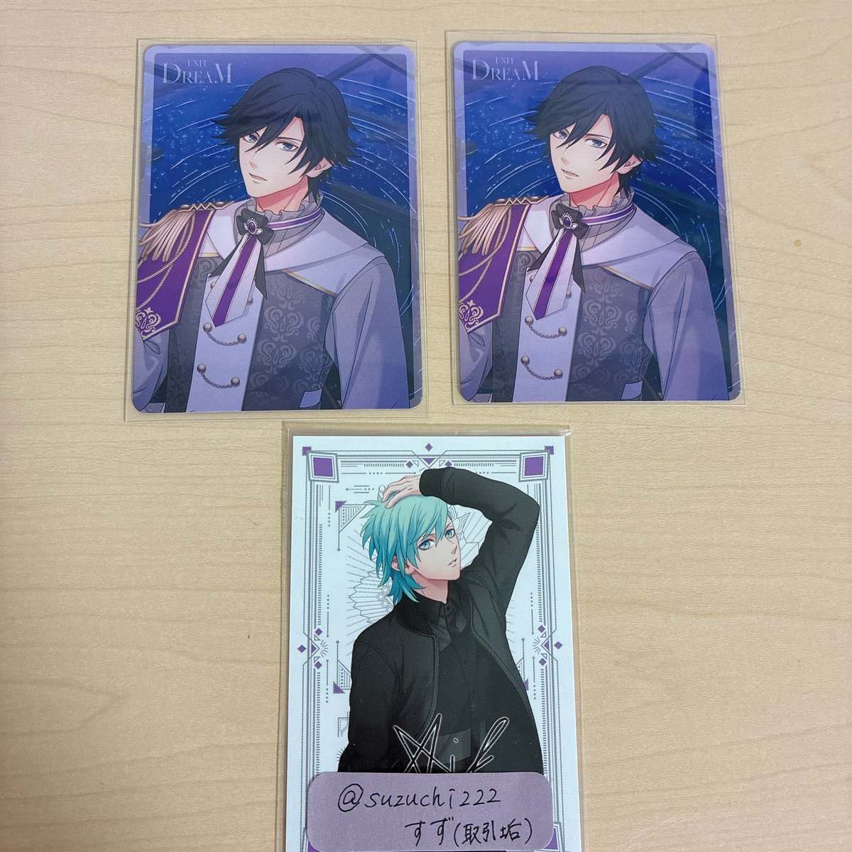 交換】うたプリ 15th Anniversary CD DREAM 特典 メッセージカード