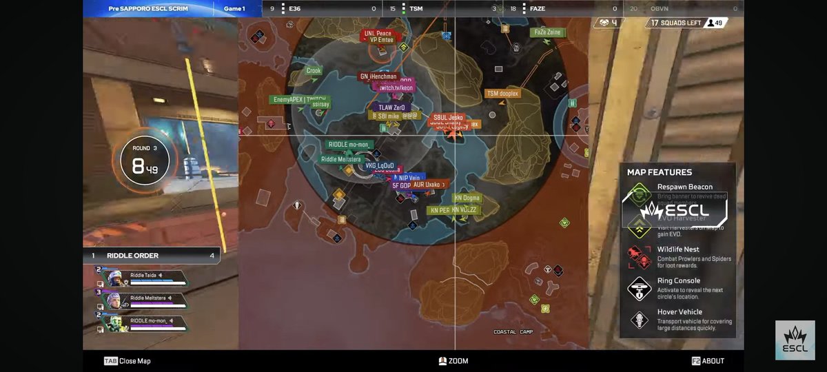 ALGS CS 賞金付きスクリムCvsD
安置ヤバすぎ