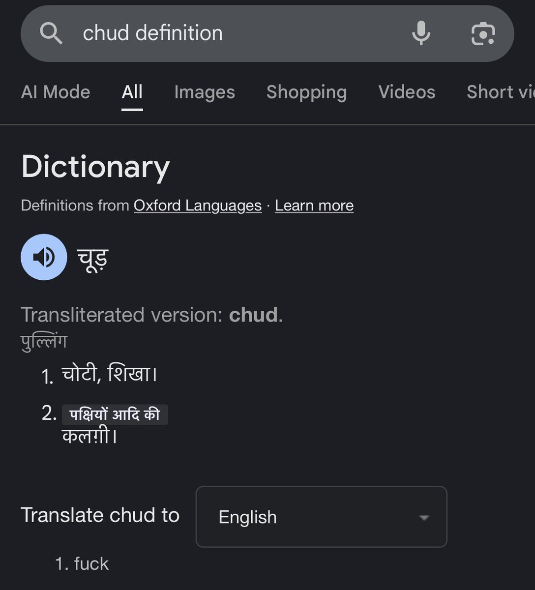 CastOutGecko's tweet image. My friend asked what even is a chud so i googled the definition. Im immature and have been laughing at the translation at the bottom for like 10 minutes