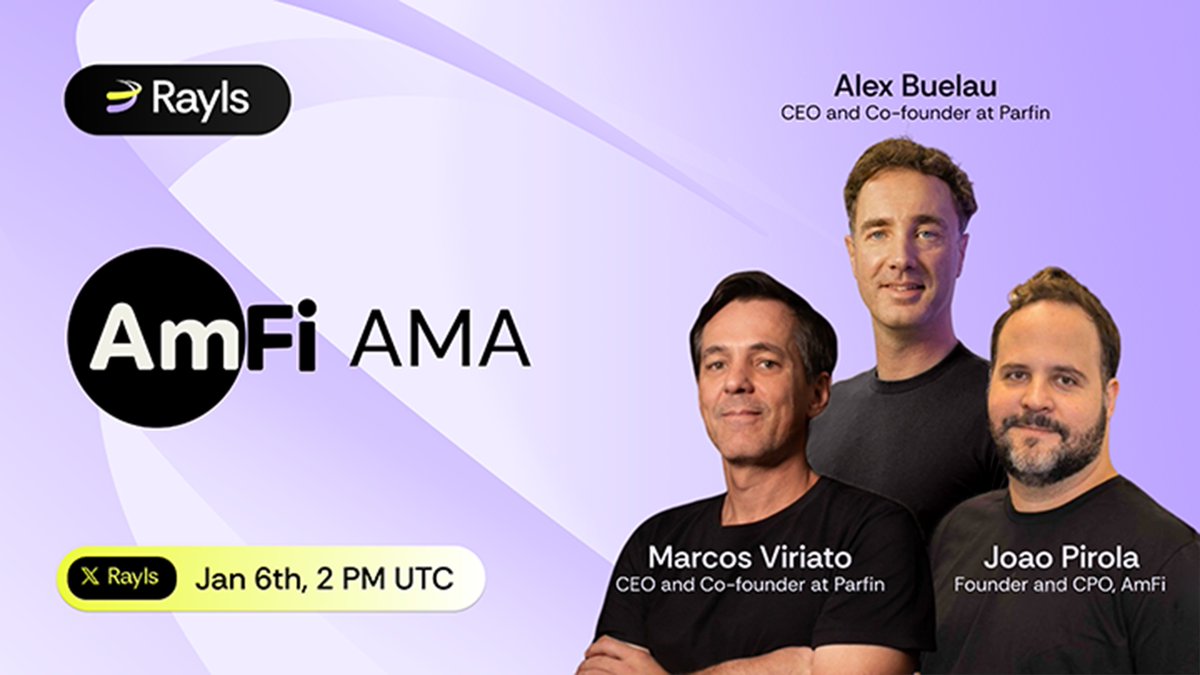 토큰화된 프라이빗 크레딧은 RWA 분야에서 가장 빠르게 성장하는 세그먼트 중 하나입니다.

오늘 한국시간 23:00, <a href="/AmFifinance/">AmFi</a>의 Joao Pirola가 <a href="/mcvviriato/">Marcos Viriato</a>, <a href="/x10xalex/">Alex Buelau</a>와 함께 2027년까지 10억 달러(+$1B) 이상의 실물자산을 온체인으로 가져오는 방법을 자세히 풀어드립니다.

준비되셨나요? 🔔