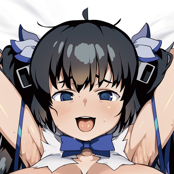 抱き枕サークル steamy moon night様から、ヘスティア様を描かせていただきました(ご予約、販売ページは返信欄) 