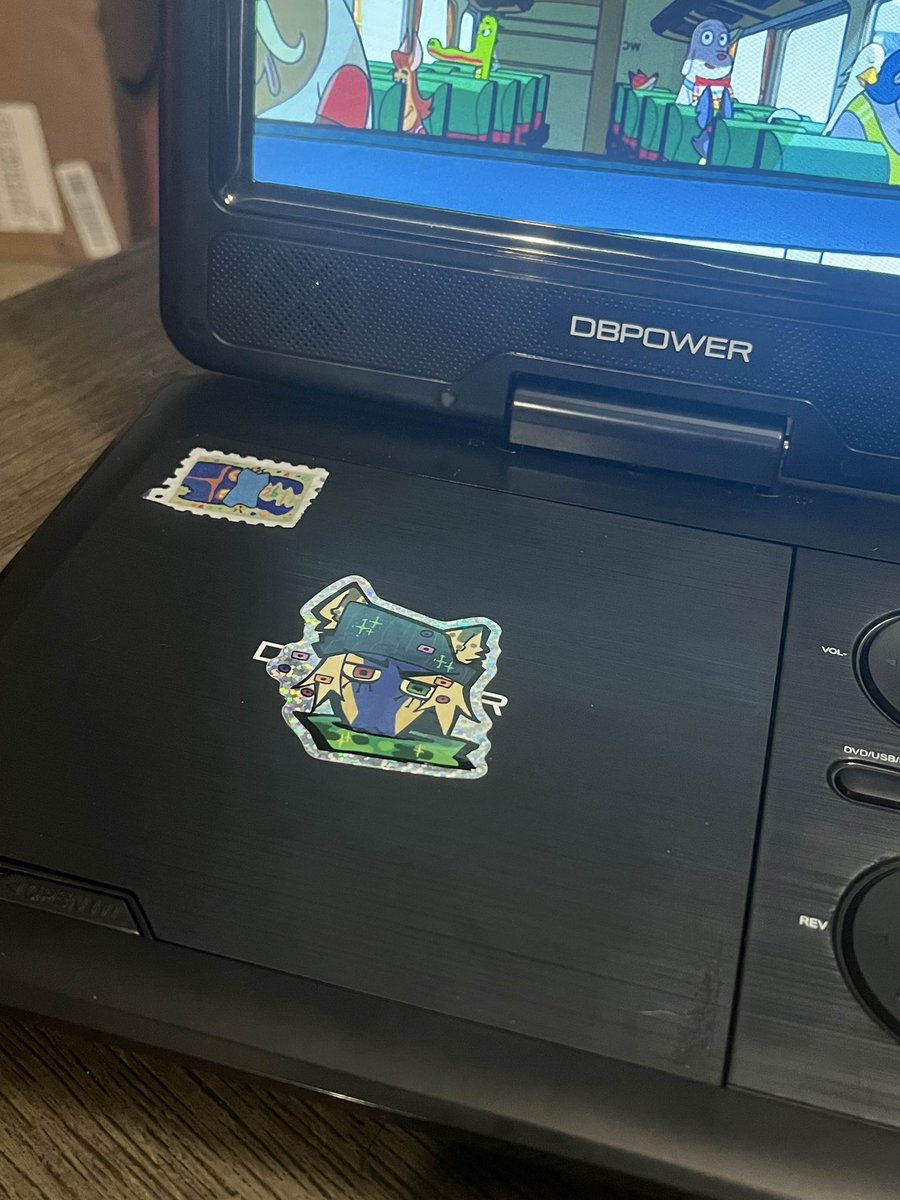 Turrent121's tweet image. Oh yeah look at all the stickers I put on the player the day I got it so tuff