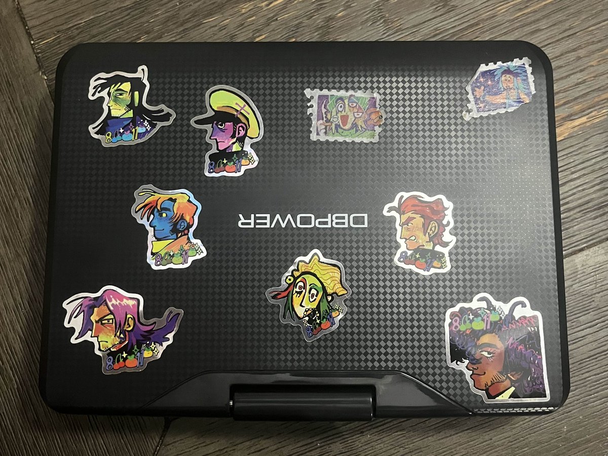 Turrent121's tweet image. Oh yeah look at all the stickers I put on the player the day I got it so tuff