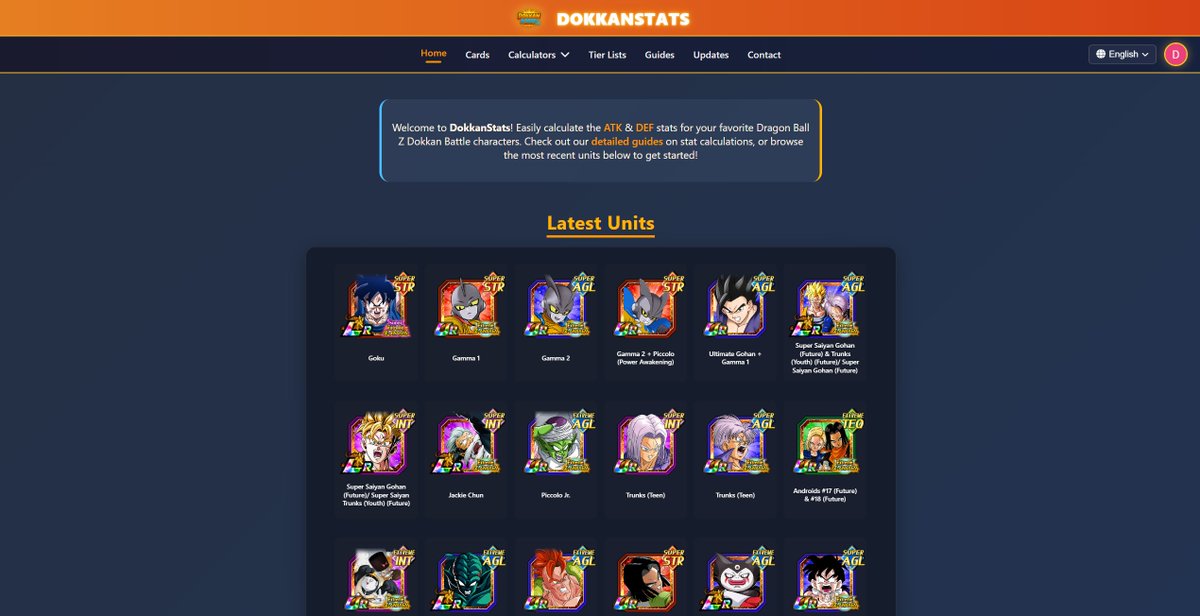 DDL for Global. You can already compute ATK &amp; DEF Stats for Gamma 1 and Gamma 2 EZAs.