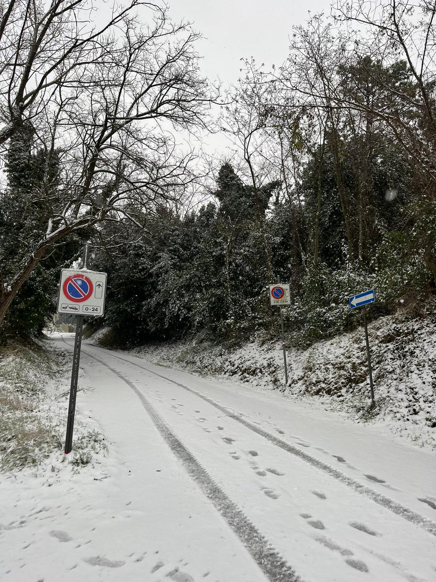❄️ Questa mattina risveglio bianco per #GabicceMare Con la squadra comunale siamo già al lavoro per la distribuzione del sale e la pulizia delle strade principali.
Vi invitiamo a limitare gli spostamenti se non necessari. 
La situazione dovrebbe migliorare durante la giornata.