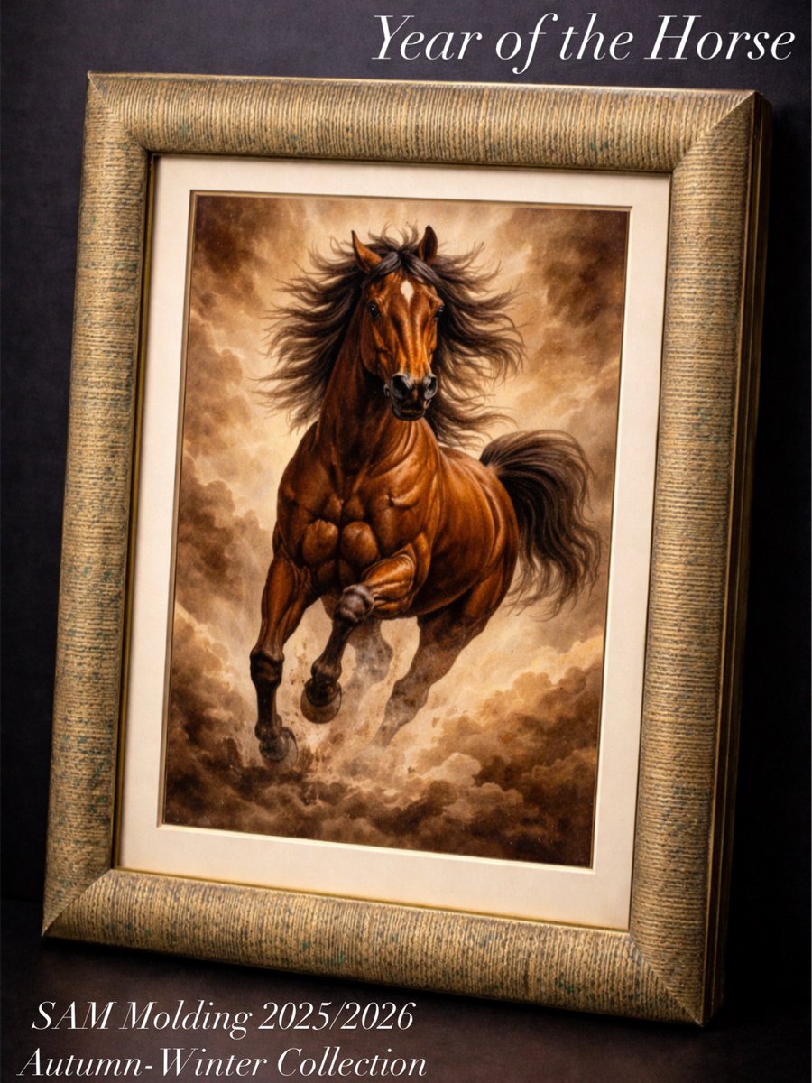 オマージュアート　黒馬 Year of the Horse】 @samt36gg の馬色違い♪ 躍動、前進、そして力強