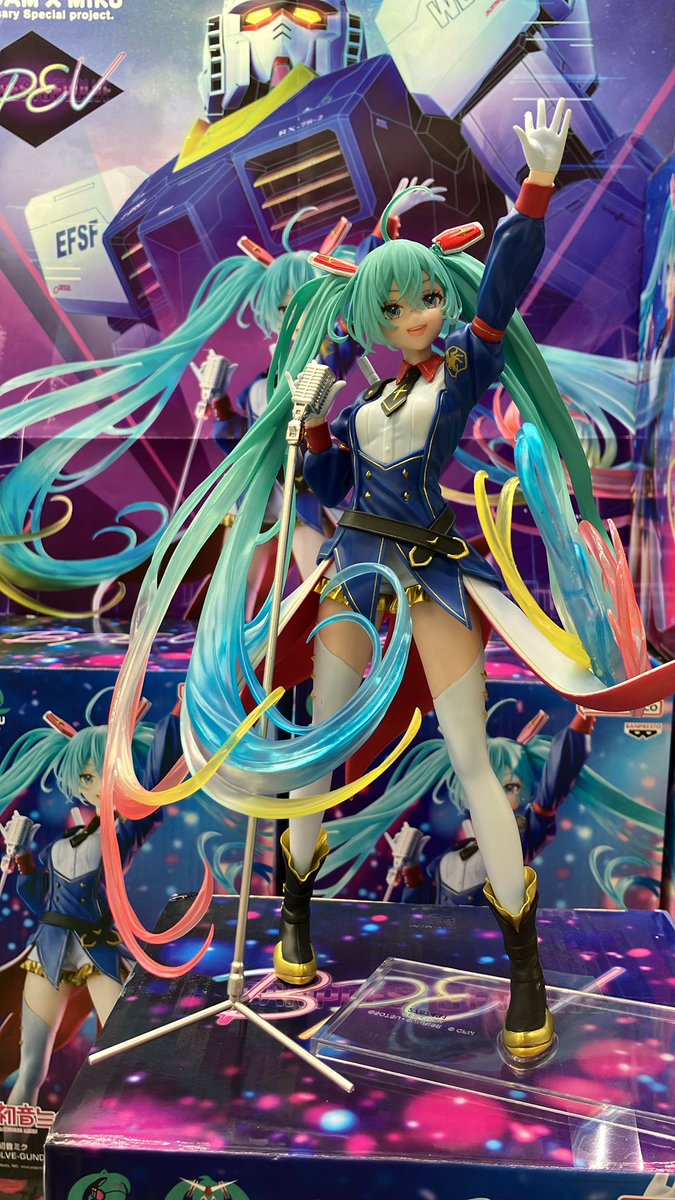 🩵二階プライズ情報🩵 ガンダム45周年×初音ミク BANPRESTO EVOLVE