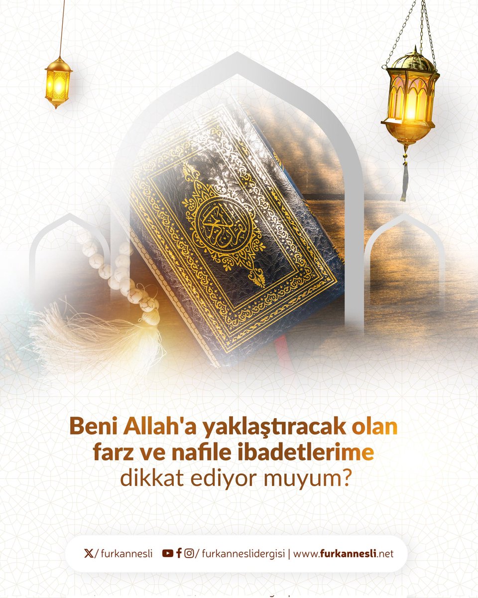 🌙Üç Aylar Vesileyle Nefsi Muhasebe Zamanı..

"Hesaba çekilmeden önce kendinizi hesaba çekiniz."

(Tirmizî, Sıfatül-kıyâme, 25)