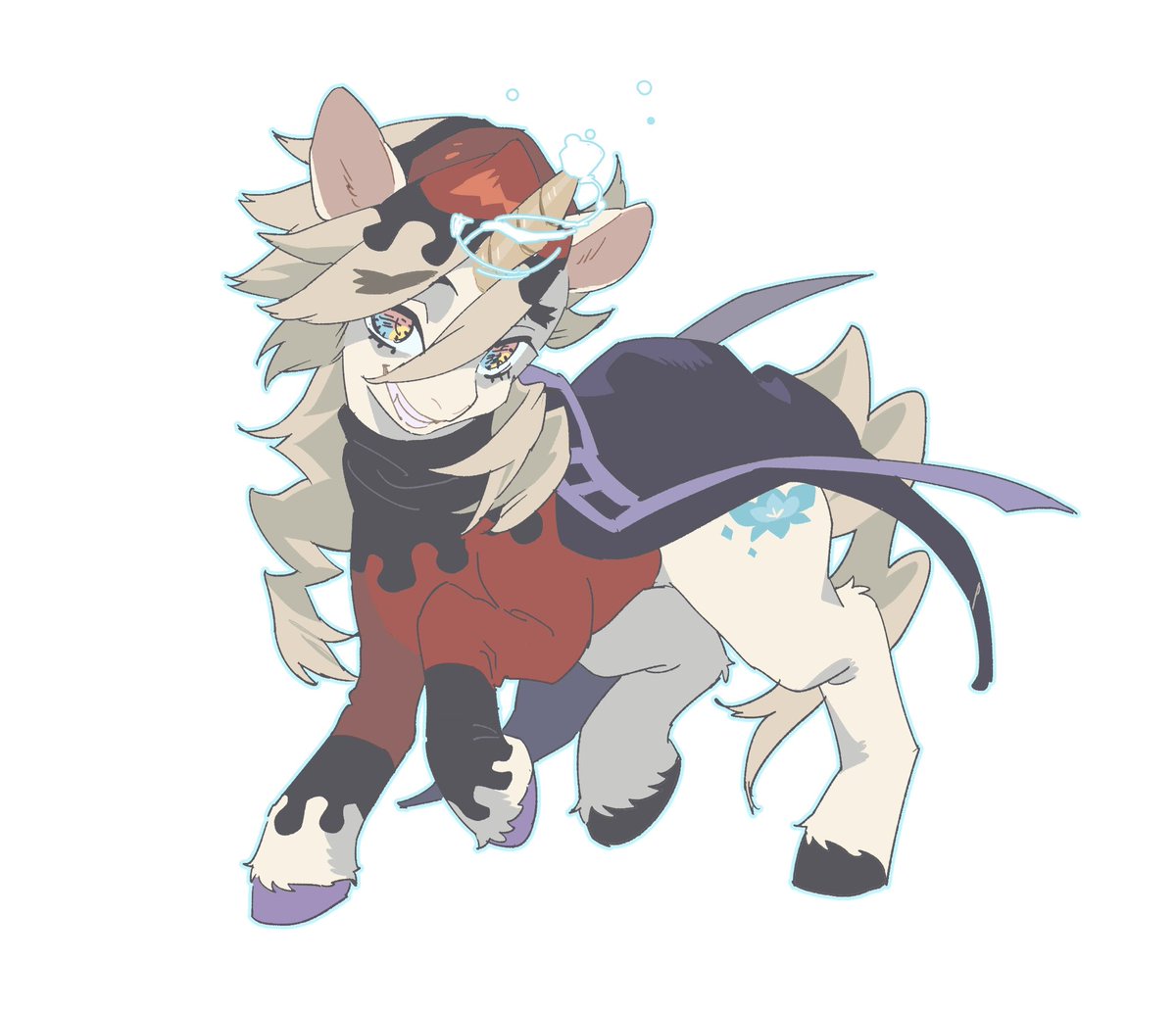 ax0057_'s tweet image. 小马🪷🌈
感觉是独角兽，但是是近战大法师的类型，非常厉害啊