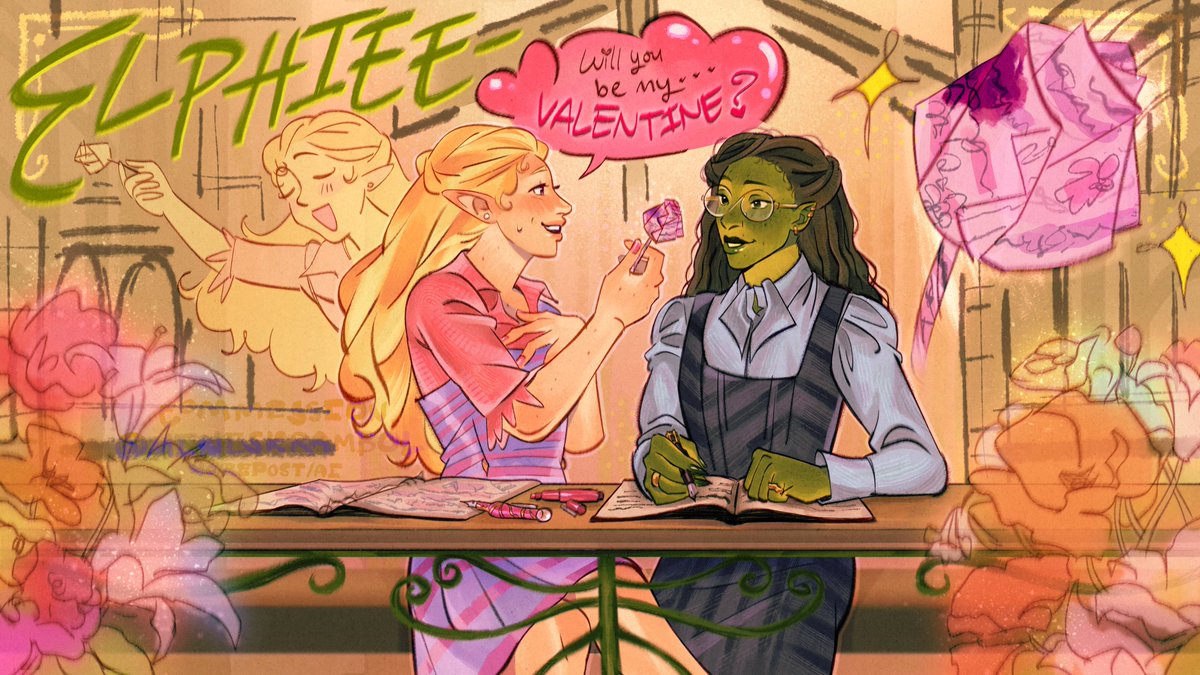 Glinda was always good with improvising. 💚🩷