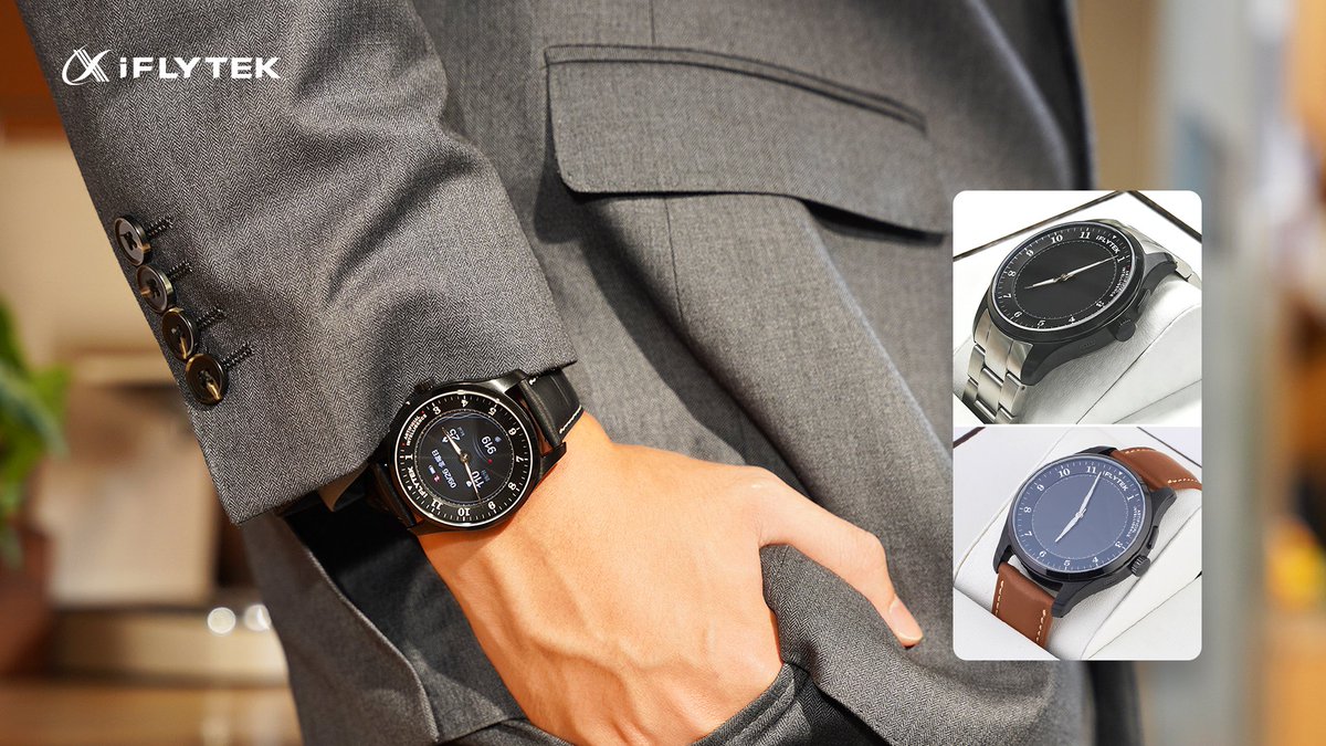 仕事を神効率化できる #iFLYTEK AIWATCH⌚ ケースの色はブラックと 
