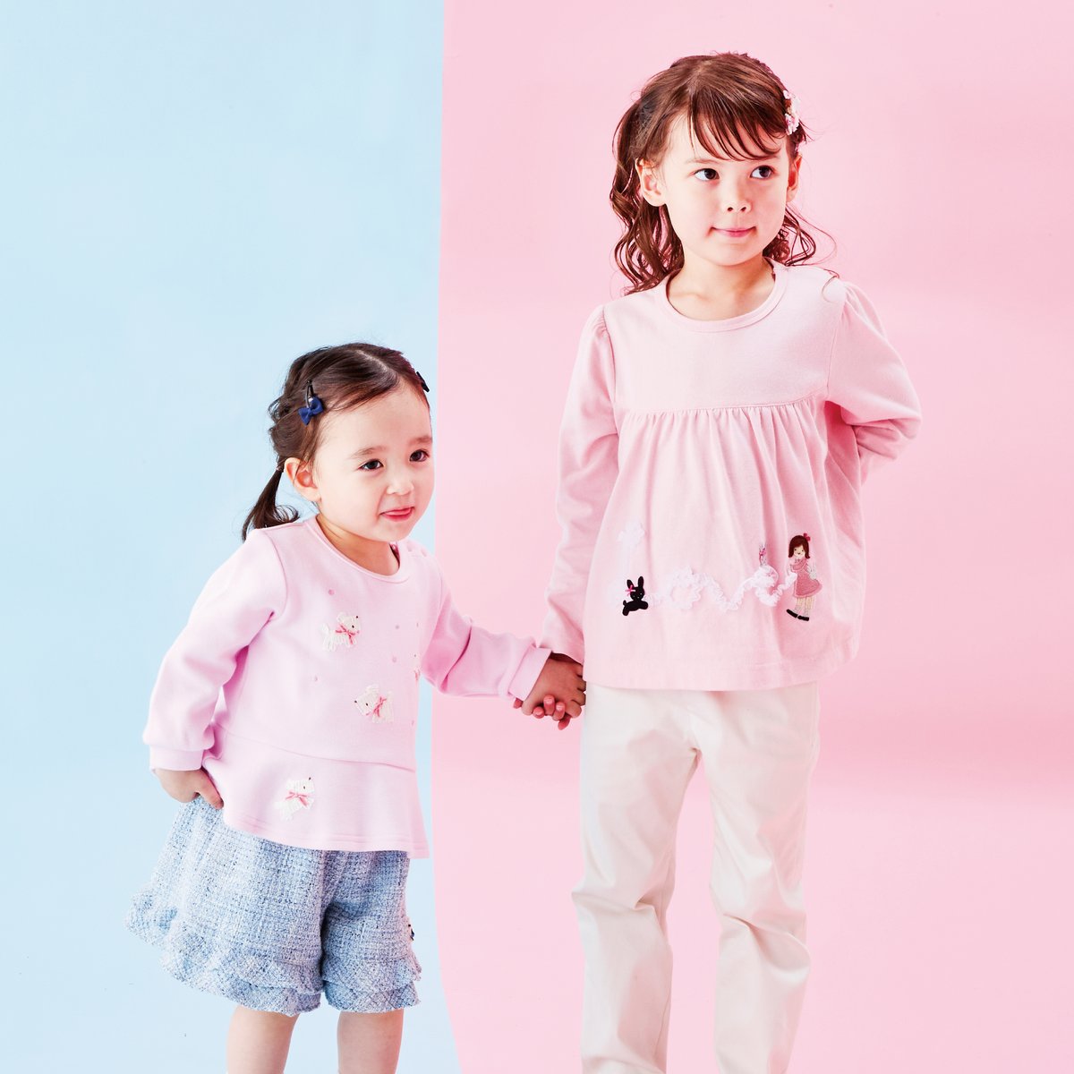 ファミリア　familiar 女の子春秋・冬素材　5点セット　90 1月新作スタイル、本日販売開始🎨