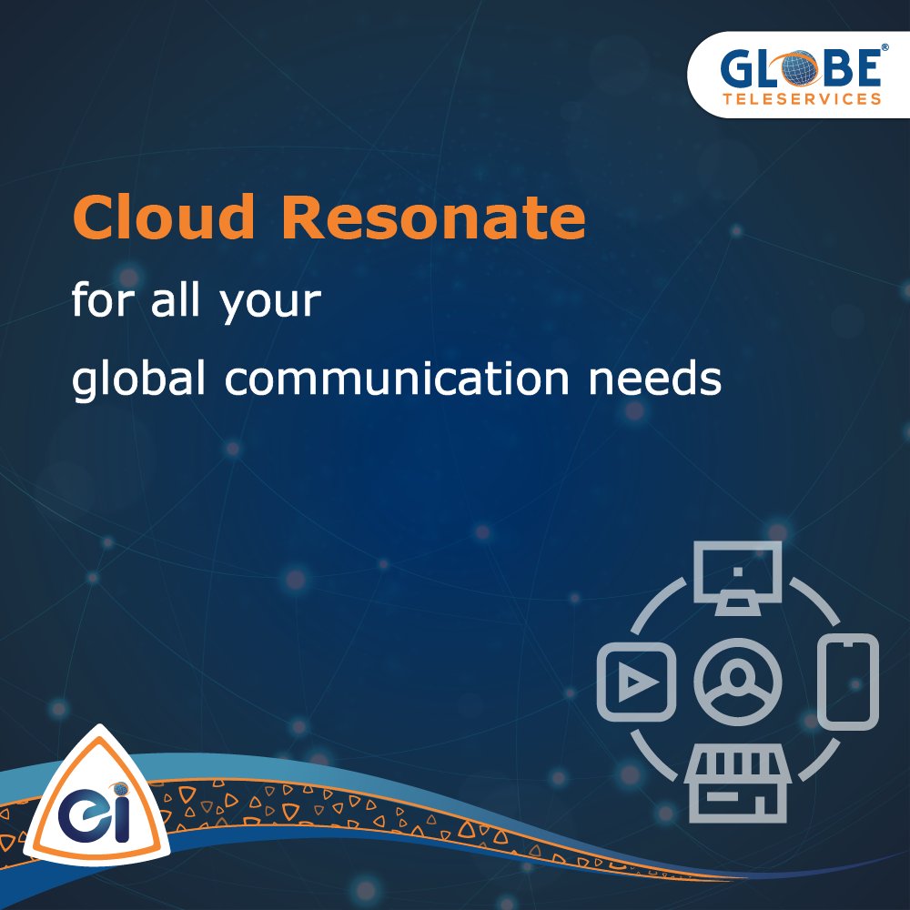 GTeleservices's tweet photo. Expand globally, connect locally with GTS Cloud Resonate! ​

Boost response rates, and strengthen every customer interaction, keeping your business connected while enabling innovations #ei across touchpoints.​

#GlobeTeleservices #CloudResonate #GlobalConnectivity #LocalNumbers https://t.co/lg1IiLrLVI