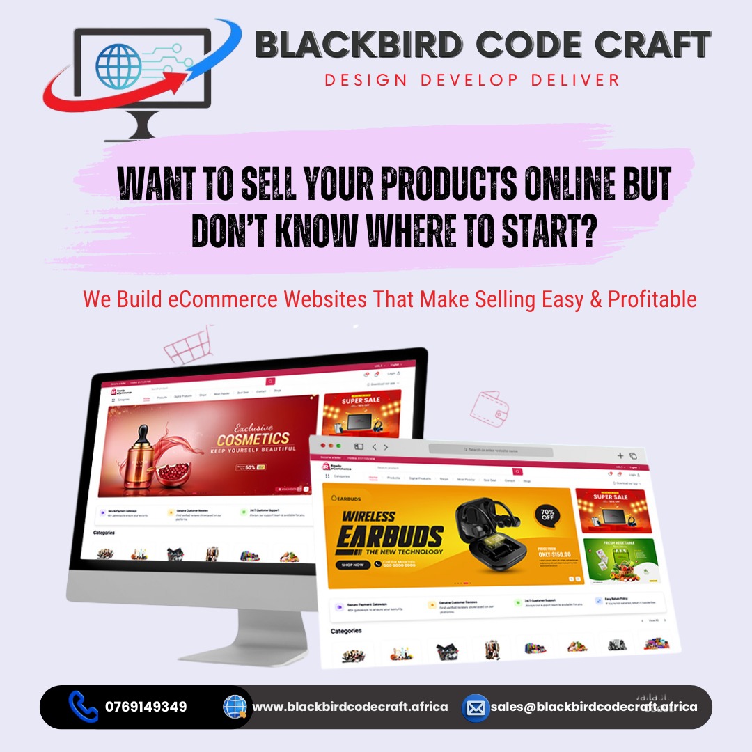codecraft001's tweet photo. Want to Sell Your Products Online but Don’t Know Where to Start?

💬 Comment “YES”  if you’re ready to launch your eccomerce website l
📩 Or sendDM
🌍  https://t.co/EAj3HaxbKk
📞 +254769149349
#Greenland Babu Owino #TeaReforms Double Price Amorin Alai https://t.co/fbMBoXQS4Q