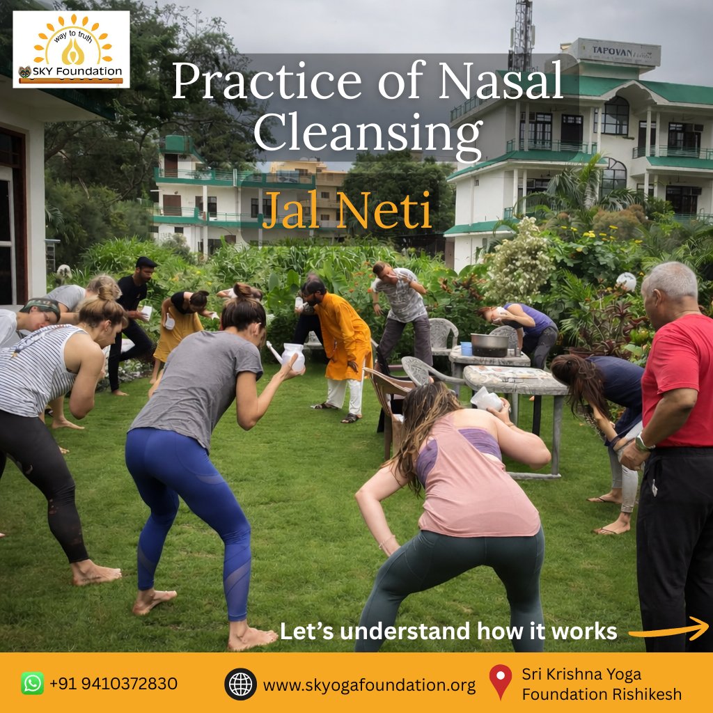krishnayoga2017's tweet photo. Jal Neti is not just a cleansing practice it is a foundation of yogic discipline.
In authentic Yoga Teacher Training, Shatkarma practices like Jal Neti prepare the respiratory system, refine breath awareness, and support deeper pranayama and meditation.

#yoga #Rishikesh https://t.co/l9KeT4czXM