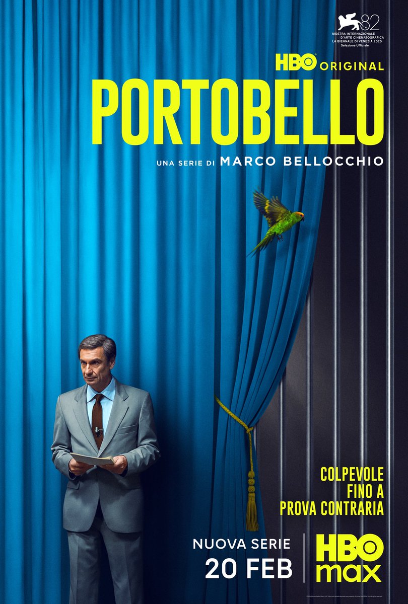 TuSubtitulocom's tweet image. Nuevo póster promocional de la serie "Portobello".

Cuenta la historia de Enzo Tortora, el famoso presentador del programa de televisión real "Portobello", que empezó a emitirse en 1977 y duró siete temporadas.

Tortora fue acusado por "colaboradores de la justicia" de formar…