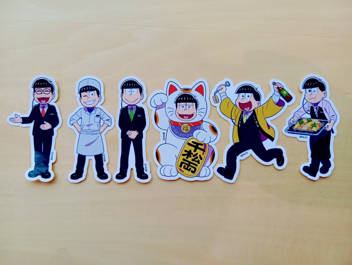 h_koryu's tweet image. 【おそ松さん】コラボ事後通販のお知らせ🎍✨

遠くて行けなかった....忙しくて行けなかった....買いそびれた物がある方々に朗報です！

この度、開催されました【おそ松さん】コラボグッズを事後通販いたします！！

2026年１月７日13：00より販売開始です！
hotelkoryu.base.shop