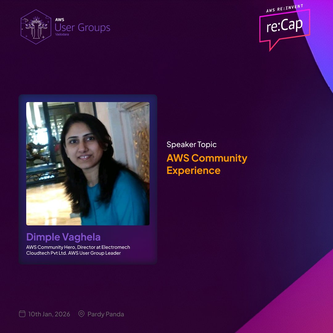 AWS User Group Vadodara tweet media
