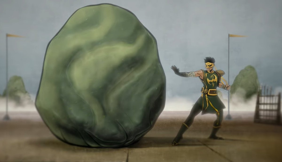 🐉 • Shang-Chi and Lin Lie (Iron Fist) in the latest animated trailer for the upcoming K’un-Lun-related event “Dragon” in Marvel Snap!