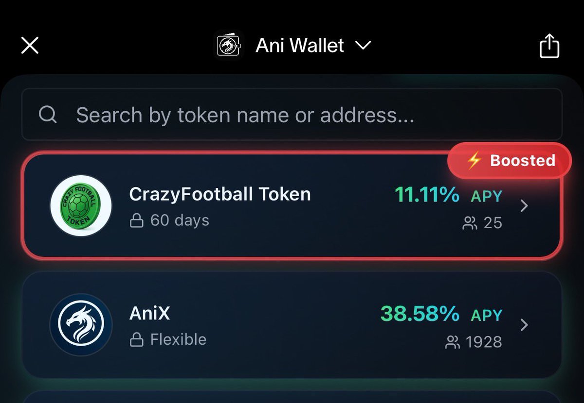 Fair price Fair APY !

Football staking live on Ani wallet .

<a href="/ani_labs_world/">Ani Labs</a>