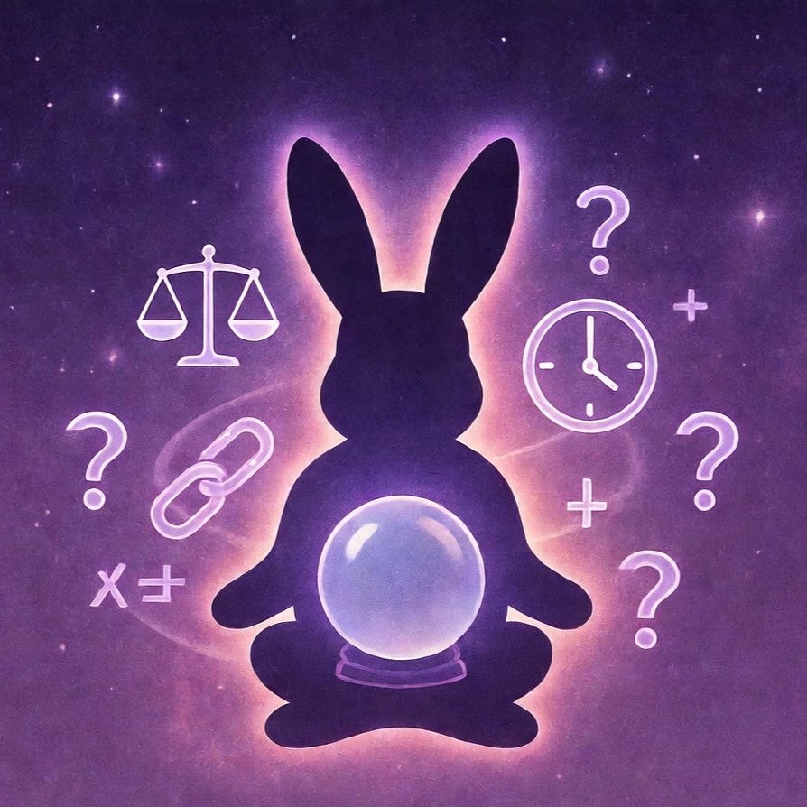 PredictiveBunny's tweet photo. Question for early believers:
What makes a prediction game fair?

Best answers get early WL consideration. https://t.co/nGyODh4TyJ