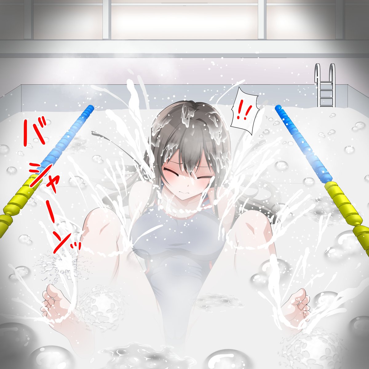 ご依頼作品を納品しましたので公開します💕
(2025年納品作品になります)
水泳部少女、精液水牢責めです!!

一体何人分の精液なんでしょうかwwww 